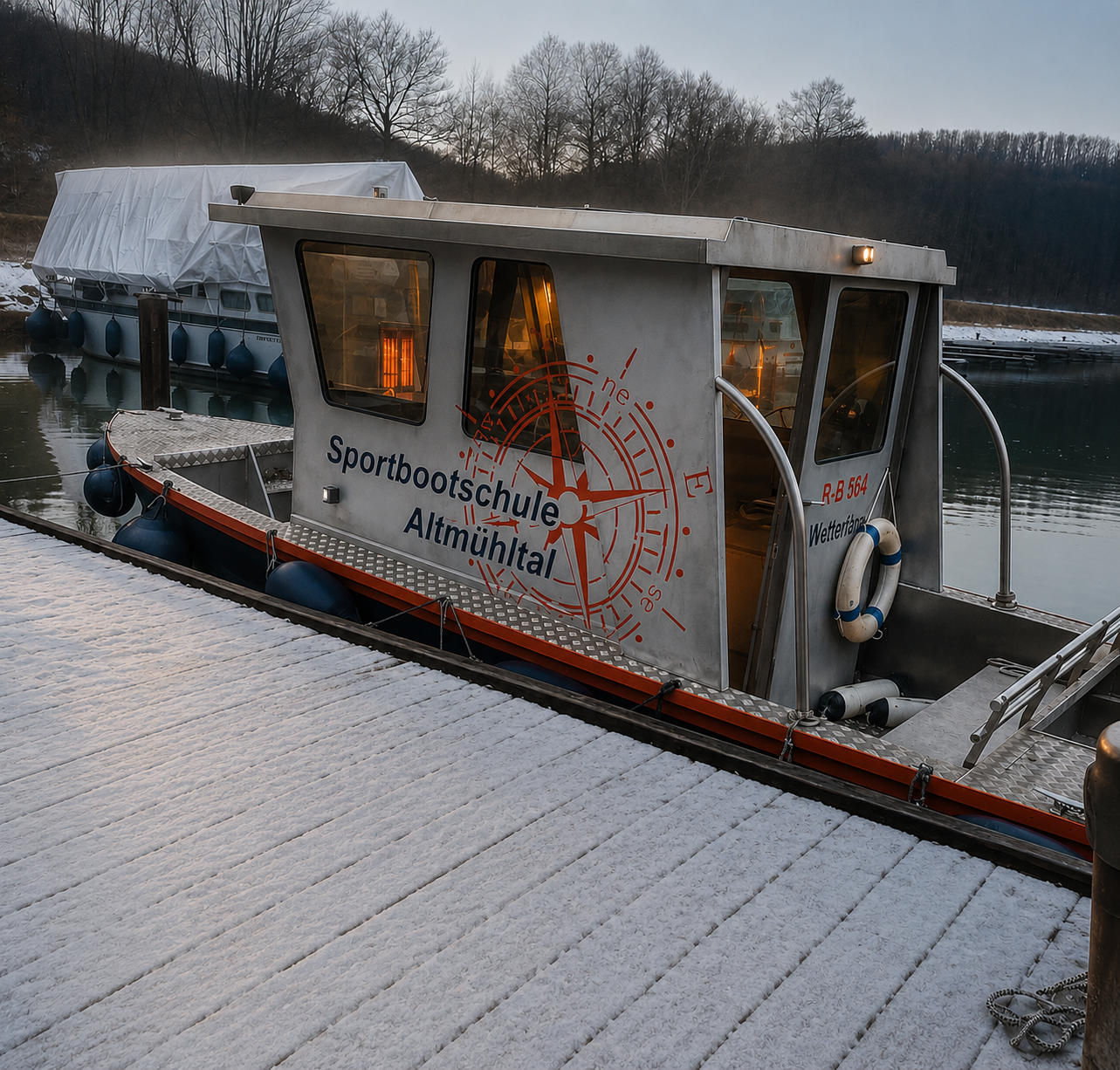 Beheiztes Fahrschulboot